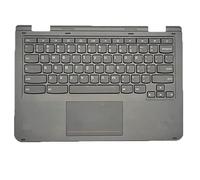 fqparts Replacement Computadora portátil C Shell & Panel táctil & Teclado para For Lenovo ThinkPad 11e 3rd 4th 5th Yoga 11e 4th Gen Chromebook Negro Edición en inglés de EE. UU.