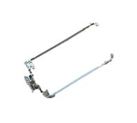 fqparts Replacement Ordenador Portátil Pantalla LCD Bisagras Eje para For DELL For Inspiron M501R Plata