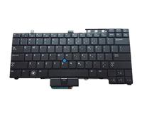 fqparts Replacement Teclado del Ordenador portátil para For DELL US English Edition Negro V082025BS1 0WX4JF V082025AS1 A124 0WX4JF NSK-DB301 OWX43F NSK-DB101 OUK717