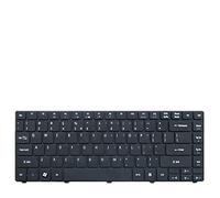 fqparts Replacement Teclado portátil para For Acer For Aspire 3810T 3810TG 3810TZ Colour Negro Versión Estadounidense MP-09C63U46930 9Z.N3K42 V160518AS1 US