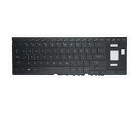 fqparts Replacement Teclado portátil para For ASUS For ROG Zephyrus GX501GI GX501VI GX501VIK GX501VSK Colour Negro Versión Estadounidense