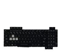fqparts Replacement Teclado portátil para For ASUS For TUF FX705DD FX705DT FX705DU FX705DY FX705GD FX705GE FX705GM Colour Negro Versión Estadounidense