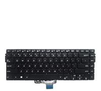 fqparts Replacement Teclado portátil para For ASUS For VivoBook S17 S712JA Negro Versión Estadounidense