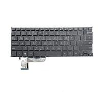 fqparts Replacement Teclado portátil para For ASUS R201 R201E Negro Versión Estadounidense