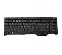 fqparts Replacement Teclado portátil para For DELL For para Alienware Area-51m A51m Negro Versión Estadounidense