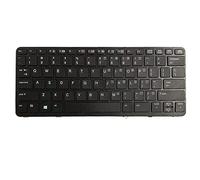 fqparts Replacement Teclado portátil para For HP EliteBook 725 G2 Negro Edición en inglés de EE. UU.