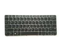 fqparts Replacement Teclado portátil para For HP EliteBook 725 G3 Negro Edición en inglés de EE. UU.