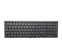 fqparts Replacement Teclado portátil para For HP Pavilion 15-cc000 15-cc500 15-cc100 15-cc600 15-cc700 Negro Edición en inglés de EE. UU.