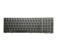 fqparts Replacement Teclado portátil para For HP ProBook 6570b Negro Edición en inglés de EE. UU.