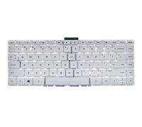 fqparts Replacement Teclado portátil para For HP Stream 14-ax000 14-ax100 Blanco Edición en inglés de EE. UU.