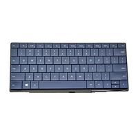 fqparts Replacement Teclado portátil para For Microsoft for Surface PRO3 PRO4 Azul Versión Estadounidense