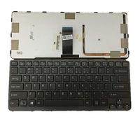 fqparts Replacement Teclado portátil para For Sony SVE14 SVE14A SVE14A15FXW SVE14A190S SVE14A190X SVE14A23CDS SVE14A25CAP SVE14A25CXH SVE14A25CXS SVE14A390X Negro Versión Estadounidense
