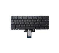 fqparts Teclado de Laptop para For HP 14s-dk0000 dk0020ax dk0019ax Black UK English Layout