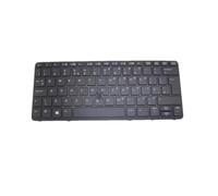 fqparts Teclado de Laptop para For HP EliteBook 720 G1 Black UK English Layout