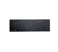 fqparts Teclado de Laptop para For HP Pavilion 15-dk0000 Black UK English Layout