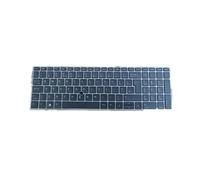fqparts Teclado de Laptop para For HP ZBook Fury 17 G7 Black UK English Layout