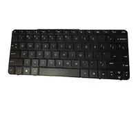 fqparts Teclado portátil para HP Compaq Mini 110-3600 Compaq Mini 110-3600sg Compaq Mini 110-3610eg Compaq Mini 110-3610sg Compaq Mini 110-3615sg Negro Edición en inglés de EE. UU.