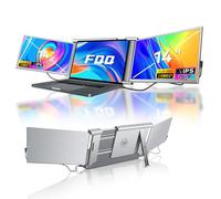 FQQ Extensor de pantalla para laptop, 14 pulgadas FHD 1080P IPS de triple pantalla, extensor de monitor de laptop de 13.5 a 16.5 pulgadas, monitor extendido portátil compatible con Windows y MacBook