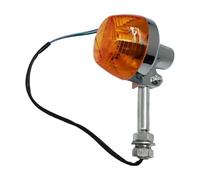 FQQKMA LED Intermitentes Para Motocicleta, Delanteros Y Traseros, Luz | Labwork - Juego De 2 Intermitentes Universales Para Motocicleta, Delanteros Y Traseros, Luz Indicadora Ámbar Cromada