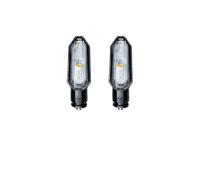 FQQKMA LED Intermitentes Señal De Giro Para Motocicleta LED Dinámica | Señal De Giro Para Motocicleta LED Dinámica Intermitente 12V Doble Color Para Lámpara Para CRF250L ADV150 CBR650F NC750X