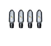 FQQKMA LED Intermitentes Señal De Giro Para Motocicleta LED Dinámica | Señal De Giro Para Motocicleta LED Dinámica Intermitente 12V Doble Color Para Lámpara Para CRF250L ADV150 CBR650F NC750X