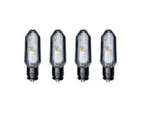 FQQKMA LED Intermitentes Señal De Giro Para Motocicleta LED Dinámica | Señal De Giro Para Motocicleta LED Dinámica Intermitente 12V Doble Color Para Lámpara Para CRF250L ADV150 CBR650F NC750X