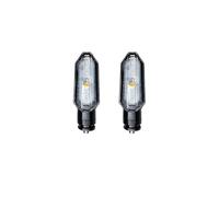FQQKMA LED Intermitentes Señal De Giro Para Motocicleta LED Dinámica | Señal De Giro Para Motocicleta LED Dinámica Intermitente 12V Doble Color Para Lámpara Para CRF250L ADV150 CBR650F NC750X