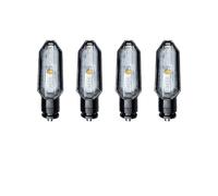FQQKMA LED Intermitentes Señal De Giro Para Motocicleta LED Dinámica | Señal De Giro Para Motocicleta LED Dinámica Intermitente 12V Doble Color Para Lámpara Para CRF250L ADV150 CBR650F NC750X
