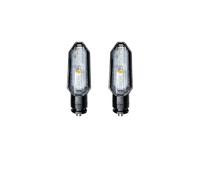 FQQKMA LED Intermitentes Señal De Giro Para Motocicleta LED Dinámica | Señal De Giro Para Motocicleta LED Dinámica Intermitente 12V Doble Color Para Lámpara Para CRF250L ADV150 CBR650F NC750X