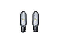 FQQKMA LED Intermitentes Señal De Giro Para Motocicleta LED Dinámica | Señal De Giro Para Motocicleta LED Dinámica Intermitente 12V Doble Color Para Lámpara Para CRF250L ADV150 CBR650F NC750X