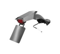 FQQKMA Luces Traseras Kit de guardabarros trasero modificado para Xiaomi M365 1s Pro 2 con soporte matrícula ajustable y luz trasera grande