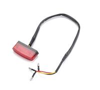 FQQKMA Luces Traseras Luz LED matrícula luz trasera intermitente freno, universal para motocicleta, lámpara decorativa para