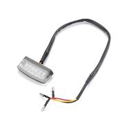 FQQKMA Luces Traseras Luz LED matrícula luz trasera intermitente freno, universal para motocicleta, lámpara decorativa para