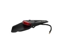 FQQKMA Luces Traseras Soporte universal para matrícula de guardabarros trasero motocicleta con luz trasera LED 12 V y freno para motocross para CR125R