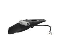 FQQKMA Luces Traseras Soporte universal para matrícula de guardabarros trasero motocicleta con luz trasera LED 12 V y freno para motocross para CR125R