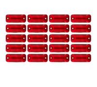 FQQKMA Piloto trasero coche Luz LED De Intermitente Lateral, Trasera Advertencia Para Camión Remolque, Barco, Autobús, Furgoneta, RV, 10/20 Piezas, 12V, 24V