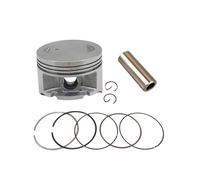 FQQKMA Pistones motores Pistón de 62mm para motocicleta, anillo pasador 14mm, 1,0x1,0x2,0mm para GS125 GN125 GS GN 125 EN125 TU125 GS150 gran cilindro TO150cc
