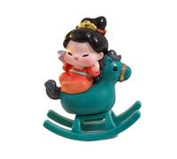 FQRDKT Figura china de Tang Girl, figura de resina que representa a una dama de la corte china, decorativa para coche, estante o mesa, B