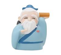 FQRDKT Figura del Dios del Aprendizaje Estatua de Celebridad Coleccionable Decoración Fengshui Adorno de Escritorio para Estante Sala de Estar Dorm, Confucio, Individual