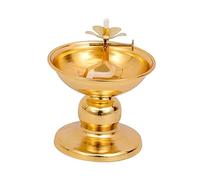 FQRDKT Portavelas para Lámparas de Ghee, Portavelas para Velas de Té, Portavelas para Lámparas de, Portavelas para Adornos de Escritorio, Estilo c, Individual