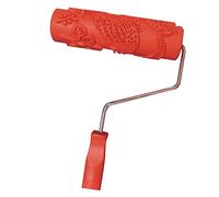 FQRDKT Rodillo de Pintura Decorativo con Textura Y Diseño Estampado, Aplicador de Pintura, Mango de Plástico Repujado para Decoración de Parede, P