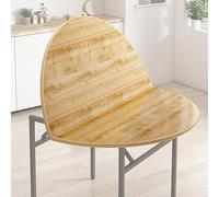 FQWYNMZ Tablero Redondo de Madera Plegable, Reemplazo de Escritorio, Extensor de Tablero Plegable, Reemplaza el Escritorio, Ahorra Espacio, Ideal para Banquetes, Cocinas y Comedores(120cm/47in)