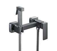 FQYEP Duchas Higienicas para Wc Gris Bidet Portatil para Wc Higiene Personal, Baño de Mascotas,Tipo A