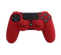 FR-TEC Funda de Silicona + Grips Red para PS4