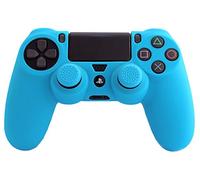 FR·TEC - Silicone Sleeve + Grips, Color Azul- PS4
