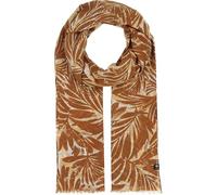 FRAAS | Bufanda de algodón para mujer, diseño de hojas de palma tropical, verano, 50 x 180 cm, Bird Of Paradise, Talla única