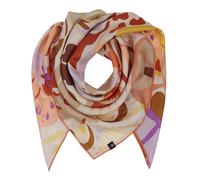 FRAAS bufanda Silk Stole With Floral Print Nougat