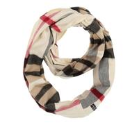 FRAAS Cashmink Loop Bufanda 56 x 70 cm - Más suave que la cachemira - Made in Germany - Bufanda tubo a cuadros para mujer