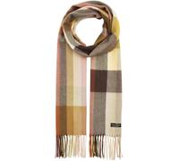 FRAAS Chal de cashmink para mujer | cuadros con patrón de espiga | suave y cálida | 35 x 200 cm, Beige suave., Talla única