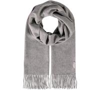 FRAAS Pure Cashmere Scarf with Fringes Mid Grey